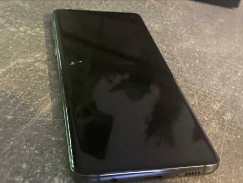 Samsung S10 zwart 128gb scherm gebroken