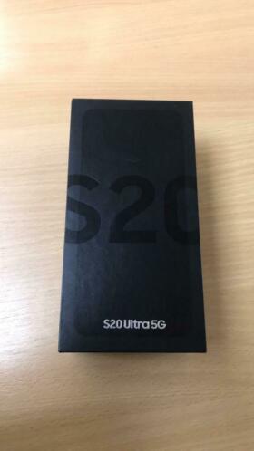 Samsung s20 ultra 128GB nieuw geseald cosmic black