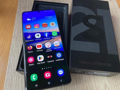 Samsung s21 ultra 512gb zwart 5g dual sim met doos