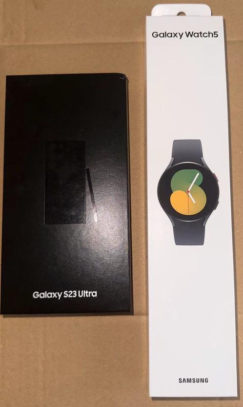 Samsung S23 ultra 512 Gb  Galaxy Watch5, geseald