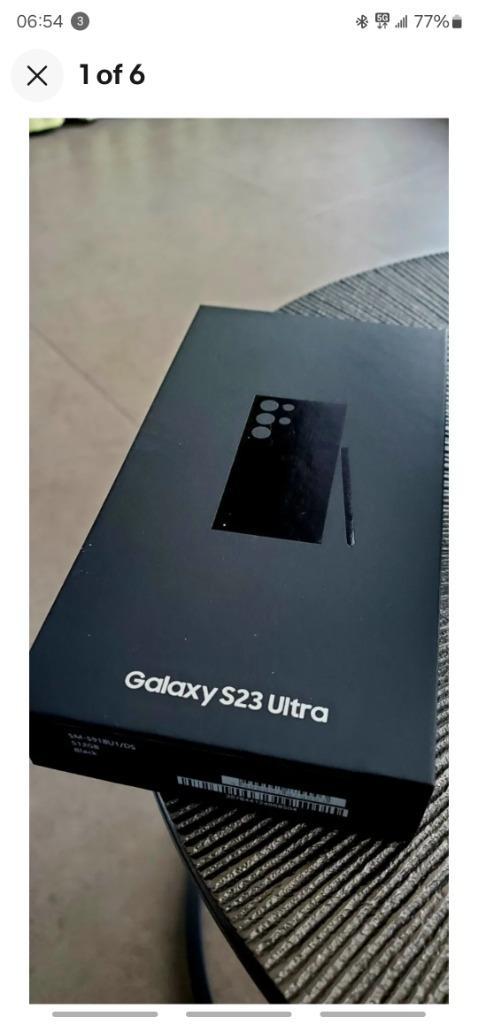 Samsung S23 ultra 512gb zwart