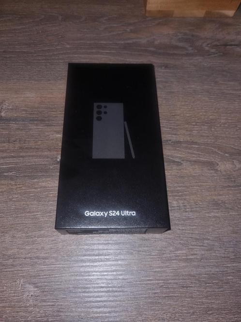 Samsung s24 ultra 256gb Titanium Zwart geseald in doos