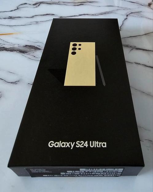 Samsung s24 ultra titanium yellow  bon ongeopend gesealed
