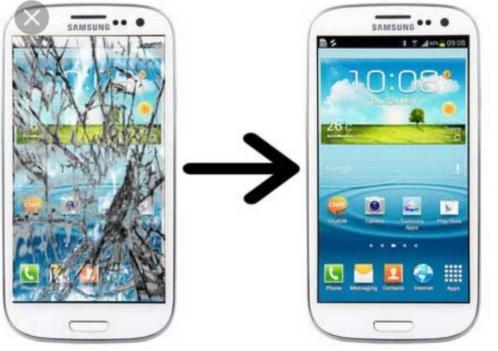 Samsung s3 s4 note 2 note 3 samsung glas reparatie