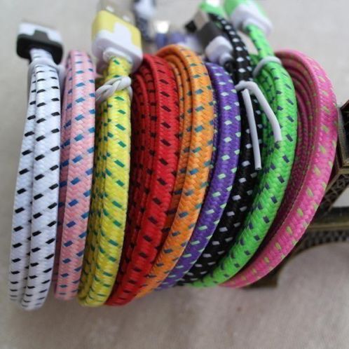 Samsung S4 S5 HTC Blackberry LG iPhone lader oplader kabel 