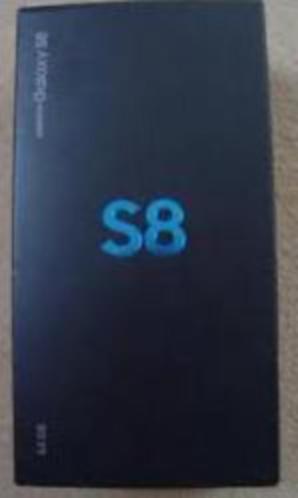 Samsung S8 Black 64GB NIEUW in DICHTE DOOS met BON