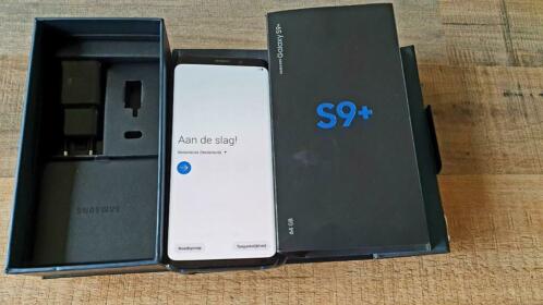 Samsung S9 plus-64GB-Coral Blue-Z.G.A.N.Compleet en originee