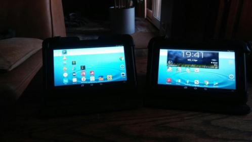 Samsung tab 2. 7 inch 2 stuks.