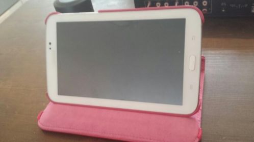 Samsung tab 3 7 inch tablet wit met 3 hoesjes inc doos.