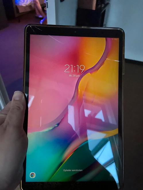 Samsung tab a 10.1 inch met wat scherm schade