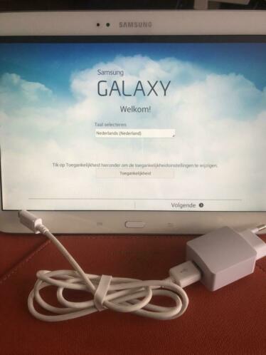 Samsung Tab3 wit met hoes