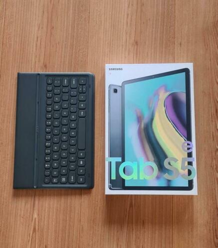 Samsung tablet s5e Inc toetsenbord 64gb zwart WIFI