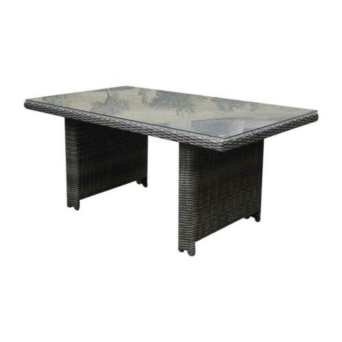 San Marino lounge-diningtafel 146x84,5xH66,5 cm grijs