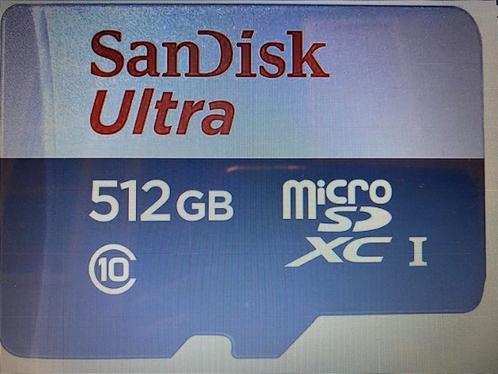 SanDisk Ultra micro SDXC 512 GB plus bijbehorende SD adapter