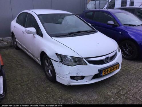 SCHADEAUTO Honda Civic 1.3 Vtec Hybrid 4DR C-tr. 2009 Wit