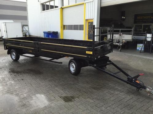 Schamelwagen super netjes 505x153 2ton zwart glanslak 