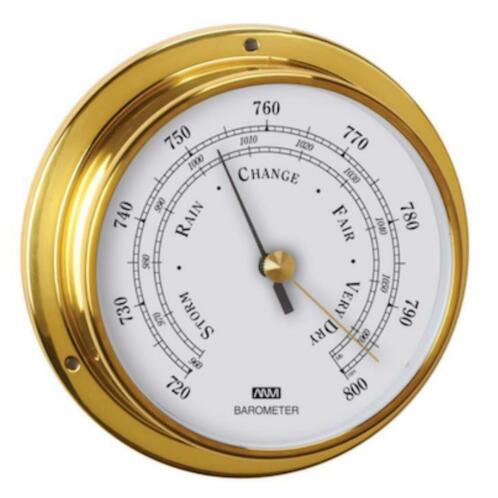 Scheepsbarometer scheeps barometer messing chroom
