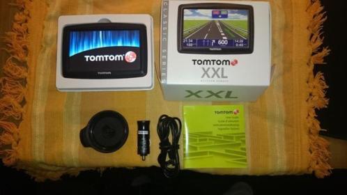 Schiterende TomTom XXL. Compleet boekje, raamhouder, oplade