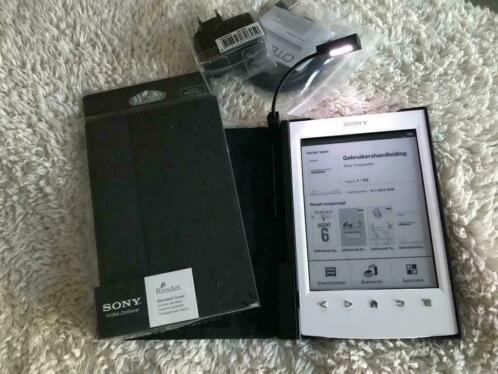 Schitterende witte Sony PRS-T2 Touch Screen  LED-cover Wifi