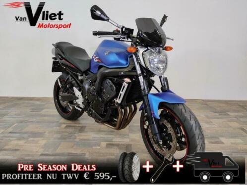 Schitterende Yamaha FZ6N S2 Mat blauw. FZ 6 N Naked bike