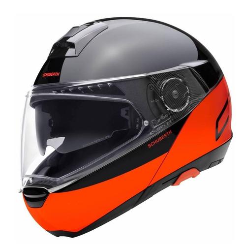 Schuberth C4 Pro Swipe - Oranje  Zwart