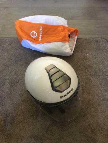 Schuberth M1 helmen met communicatie set maat M kleur wit