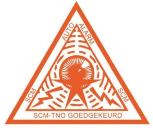 SCM Beveiliging sticker