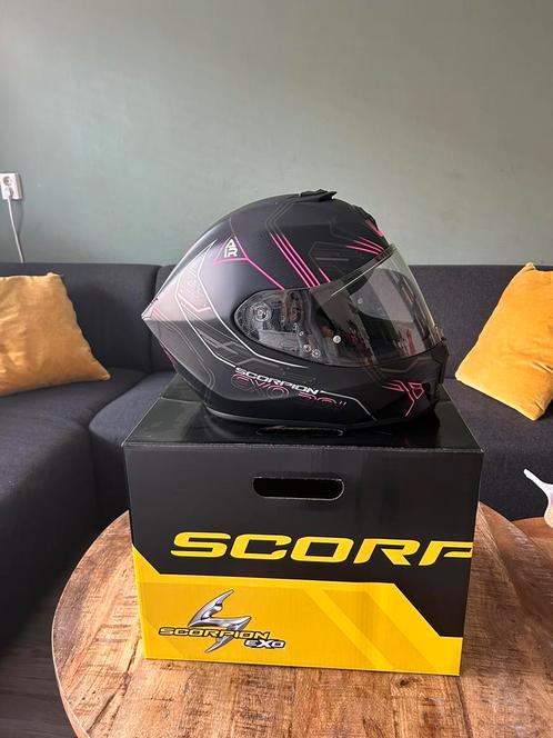 Scorpion Exo 391 spada matzwart roze maat XS