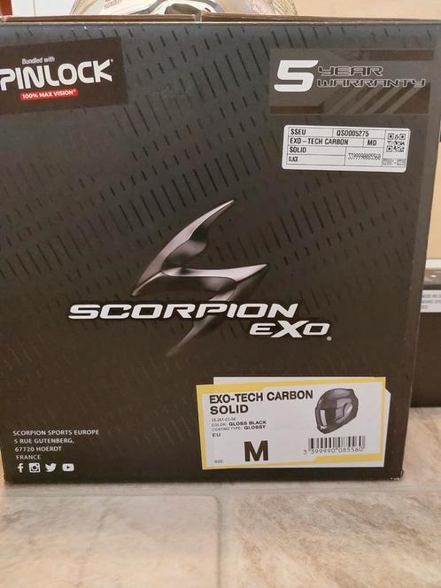 Scorpion Exo-tech Carbon Solid Pinlocked Sena audiosysteem