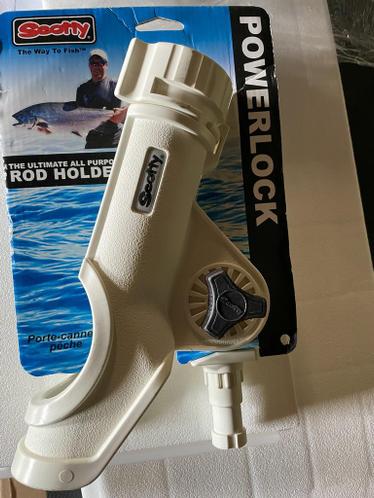 Scotty 229 Powerlock Hengelhouder Wit