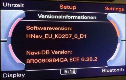 SDCard Harddisk DVD BNAVHNAVHNHNR3GP Audi Update 2019