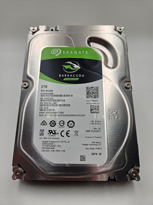 Seagate Barracuda 2 TB - 7200 RPM -