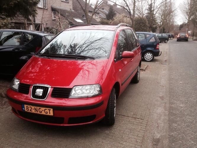 Seat Alhambra 2.0 85KW 2003 Rood