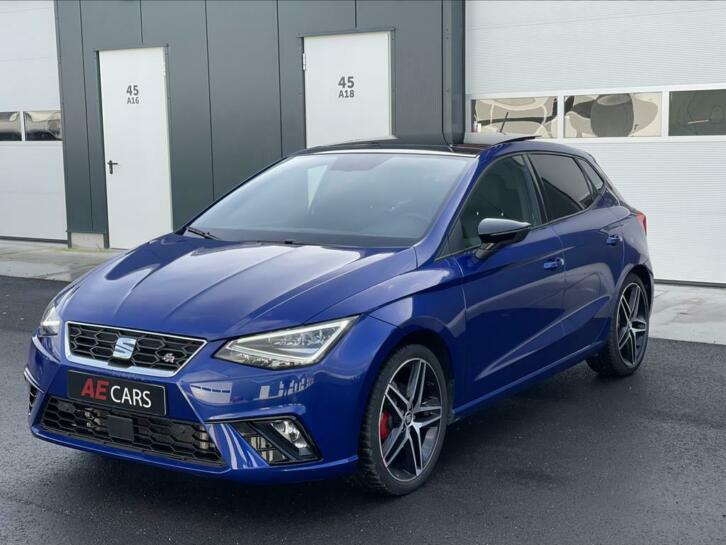 Seat Ibiza 1.0 tsi 115pk 2019 Blauw panoramadak, alcantara