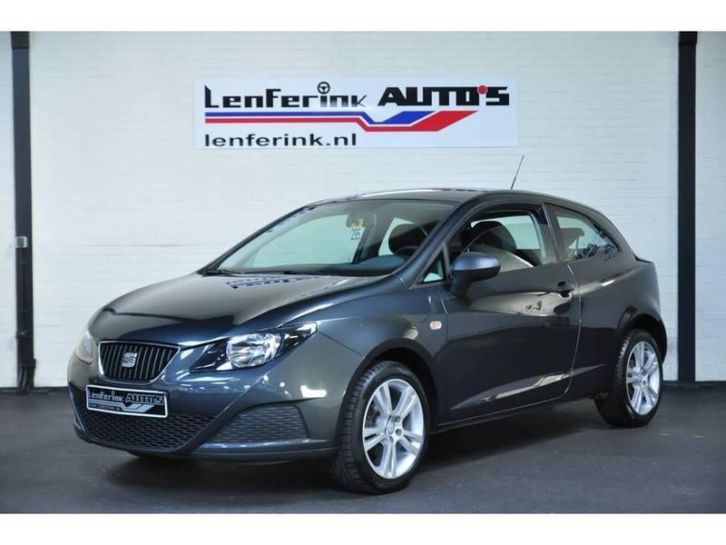 Seat Ibiza 1.2 2010 Grijs Airco 17 Inch NAP  Boekjes