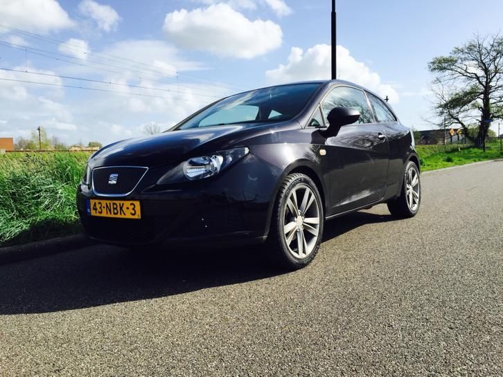 Seat Ibiza 1.2 TDI Ecomotive 2010 LAGE KM NAP Zwart