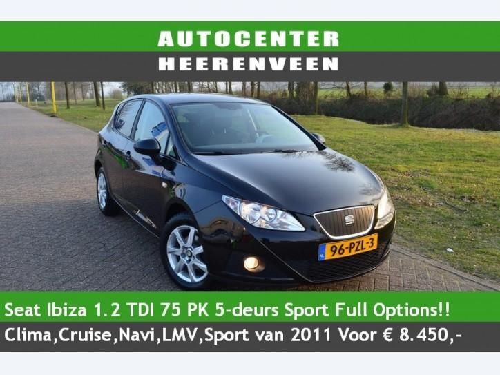 Seat Ibiza 1.2 TDI Style Ecomotive Sport Clima,Cruise,Navi F