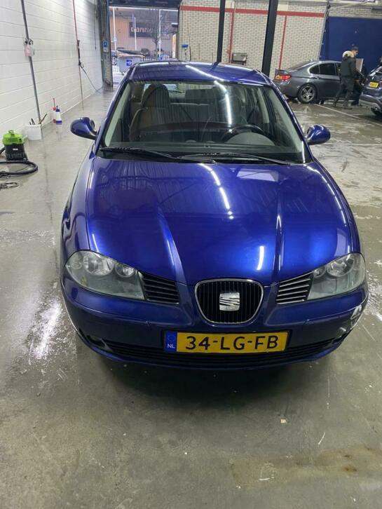 Seat Ibiza 1.4 16V 55KW 2003 Blauw Nieuw apk Tot 2022