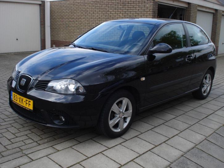 Seat Ibiza 1.6 77KW 3DRS 2007 Zwart