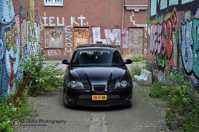 Seat Ibiza, cleaned top staat 3750,-