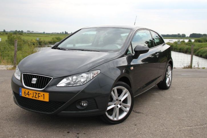 Seat Ibiza SC 1.6 Sport DSG 7-traps, 17034velgen amp Airco 105PK