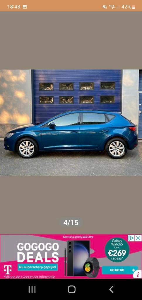 Seat Leon 1.2 TSI 63KW85PK 2013 Blauw