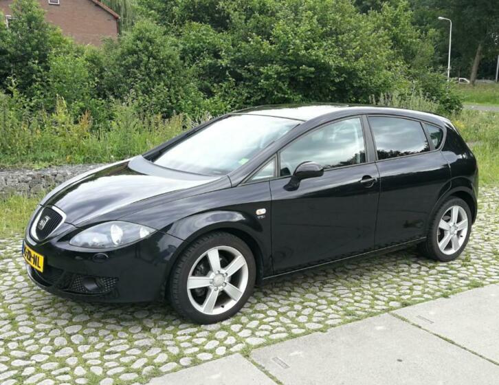 Seat Leon 1.4 TSI Sport - 92KW 2008 Zwart - Nieuwe APK