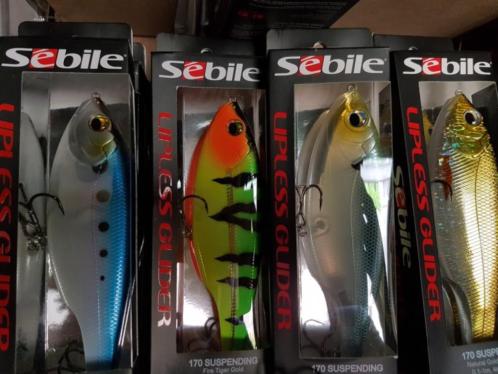 sebile lipless gliders 170 mm jerkbait suspending en sinking