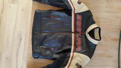 Segura retrolook rundlederen motorjack