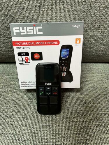 Senioren mobiel Fysic FM-50 gsm met gps en fototoetsen