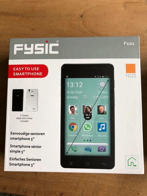 Senioren smartphone fysic