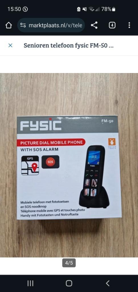 Seniorentelefoon Fysic FM-50