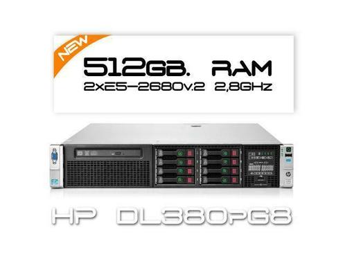 Server HP DL380P G8  2x E5-2690v2 3,0GHz 10 Core512GB RAM