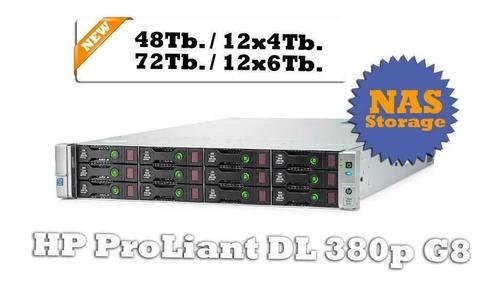 Server HP DL380P G8 72TB HDD  16 Core  Storage-NAS